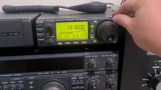 Icom IC 706MKIIG  AT180  IC2KL amplifier [upl. by Yatnuahc]