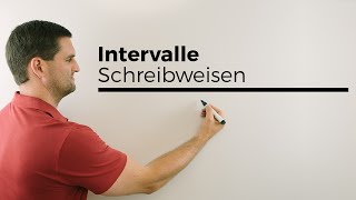 Intervalle Schreibweisen Mengen Bereiche Klammern  Mathe by Daniel Jung [upl. by Ariaek653]