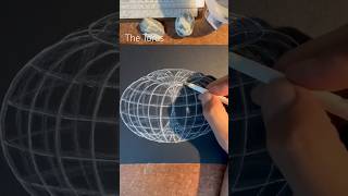 How to draw the Torus By hand fast [upl. by Linnie]