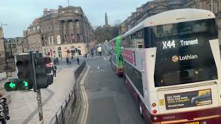 Lothian Buses Route X26 West End  Port Seton [upl. by Ariajay853]