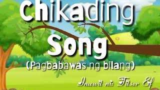 Chikading Song Subtraction SongPagbabawasDecreasing 100 by Titser Ef [upl. by Stanway878]