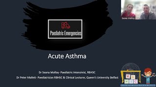 Acute Asthma  Paediatric Emergencies 2023 [upl. by Kreda468]