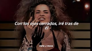 Gloria Trevi  Con Los Ojos Cerrados LetraVideo [upl. by Lulita]