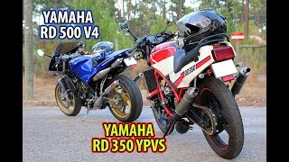 YAMAHA RD 350 YPVS and YAMAHA RD 500 V4 together [upl. by Rettig142]