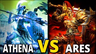 Ares VS Athena Who Is More POWERFUL  Mythology Wars [upl. by Akinet335]