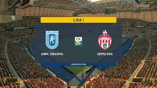 Universitatea Craiova vs Sepsi OSK 15072022 Liga I FIFA 22 [upl. by Ajiram]