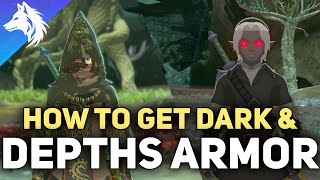 How To Get Depths Armor amp Dark Armor  All Poe Statues  Zelda Tears of The Kingdom [upl. by Euginom]