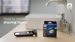 How to replace shaving heads for Philips Shaver S5000 and S7000 [upl. by Asinet]