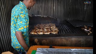 THE BEST JERK CHICKEN Ive had so far is at Scotchies in Mobay [upl. by Radbun513]