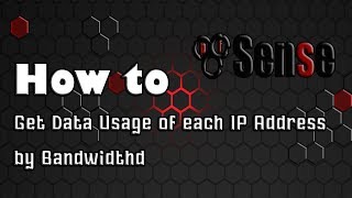 Pfsense How to know internet data usage of each IP address by bandwidthd [upl. by Ttevy733]