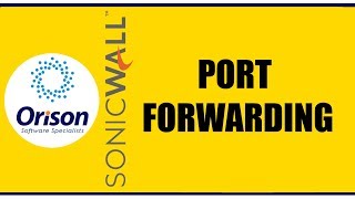 Port Forwarding in Sonicwall [upl. by Harolda562]