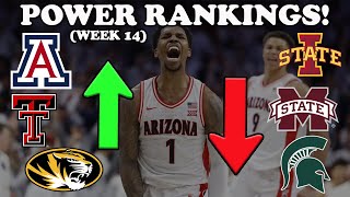 College Basketball “WEEK 14” Power 35 Rankings [upl. by Ymrej281]