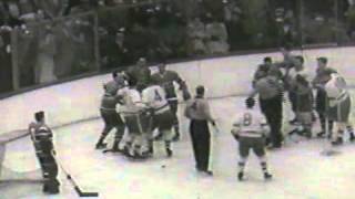 1954 Stanley Cup Finals Highlight Film  Canadiens vs Red Wings [upl. by Moscow668]