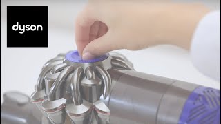 How to wash your Dyson V6 cordless vacuums filter [upl. by Darnoc38]