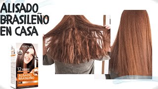 ALISADO BRASILEÑO KATIVA EN CASA 8€ Pelo liso sin planchas durante semanas TUTORIAL Y RESULTADO [upl. by Bradstreet]