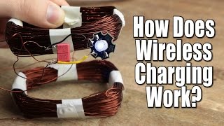 How Does Wireless Charging Work  Crude Wireless Energy Transfer Circuit [upl. by Nayllij]