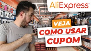 COMO USAR CUPOM DE DESCONTO ALIEXPRESS [upl. by Basilius]