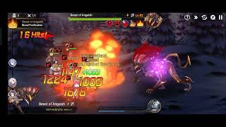 Epic seven Episode 5 chapter 10 10S6 Beast of Anguish 2nd boss fight [upl. by Ynagoham]