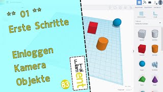 TinkerCAD Tutorial 01 [upl. by Akkim]
