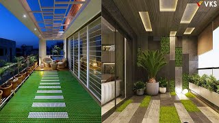 Balcony Decorating Ideas  Small Balcony Seating Ideas Balcony Patio Garden  Rooftop Terrace Garden [upl. by Atinele]