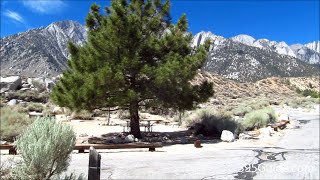 Lone Pine Campground and creek in Lone Pine California [upl. by Engeddi]