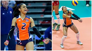 Winifer Fernandez  Beautiful and Talented Volleyball Libero HD [upl. by Petigny]