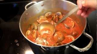 Italian Linguini With Red Clam Sauce [upl. by Nydnarb635]