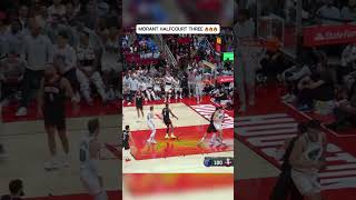 Ja Morant halfcourt three vs Rockets 🔥 [upl. by Onitsirc723]