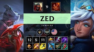 Zed Jungle vs Taliyah Dominating  NA Challenger Patch 1417 [upl. by Seugirdor777]