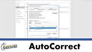 Using Auto Correct Options in Microsoft Word [upl. by Cirde]