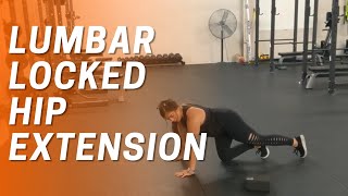 Lumbar Locked Hip Extension With Variations Shown [upl. by England]