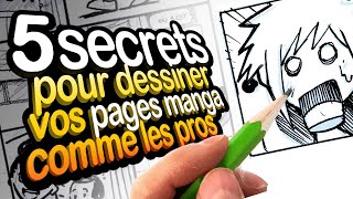 DESSINERaméliorer vos CASES et PAGES MANGA [upl. by Ramraj]