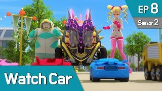 Power Battle Watch Car S2 EP08 Attack at the Themepark [upl. by Sly621]