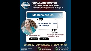 ✅Hurry Up amp Join Todays Master Session lead by TM Ravinder Kaur [upl. by Janetta938]