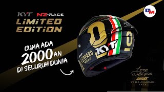 Unboxing Helm Limited Edition KYT NZRace Dalla Porta  DuniaMotorcom [upl. by Aiselad]