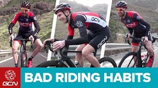 4 Bad Cycling Habits  How To Look More Pro On A Bike [upl. by Ekenna]