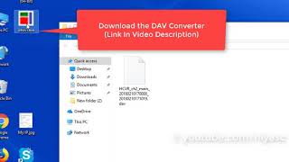 How to Convert DAV file to MP4 AVI MPG FLV etc [upl. by Dranek]