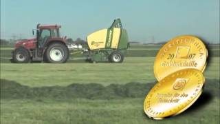 Krone Round Balers Comprima [upl. by Yauqaj792]