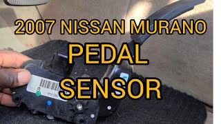 Accelerator Pedal Position APP Sensor 2007 Nissan Murano [upl. by Kynthia]