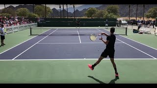 Thanasi Kokkinakis Banging Groundstrokes w Nick Kyrgios  IW Court Level Practice [upl. by Nireil]