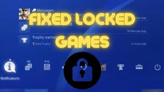 PS4PS5 How To Fix Locked Games 2023 [upl. by Llenrad]