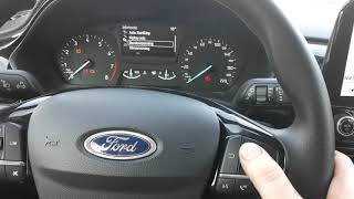 Ford fiesta 2017  2018 Bandenspanning resetten Reset tire pressure [upl. by Sheya767]