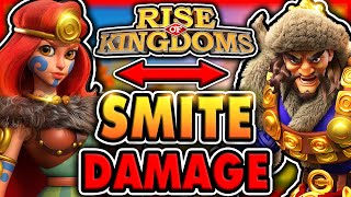 Smite Damage TIPS for CAVALRY and ARCHERS in Rise of Kingdoms [upl. by Marlowe]