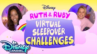 Ruth amp Rubys Sleepover Challenges 🌈  Compilation  Disney Channel [upl. by Ellehcar]