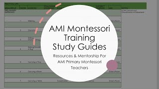 How to get AMI Montessori Study Guides Mentorship Consulting and Direct Access to My Albums [upl. by Rapsac]