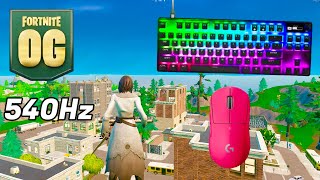 SteelSeries Apex Pro TKL ASMR 😴 Fortnite OG Reload 🏆 Satisfying Keyboard Fortnite 360 FPS 4K [upl. by Rosenfeld954]