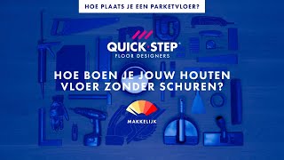 Hoe boen je jouw houten vloer zonder schuren  QuickSteptutorial [upl. by Nabal818]