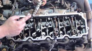 Instalación Ford 60L Powerstroke Inyector de combustible [upl. by Dalenna687]