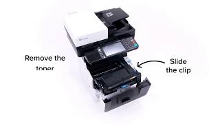 ECOSYS M3655idn Toner Change [upl. by Tiertza]