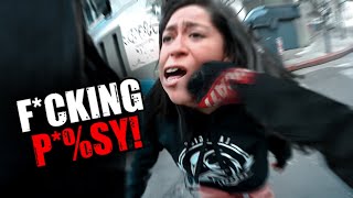 WHEN BIKERS FIGHT BACK  Crazy Motorcycle Moments Ep 73 [upl. by Donny]